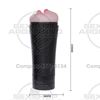 Masturbador boca con vibracion regulable